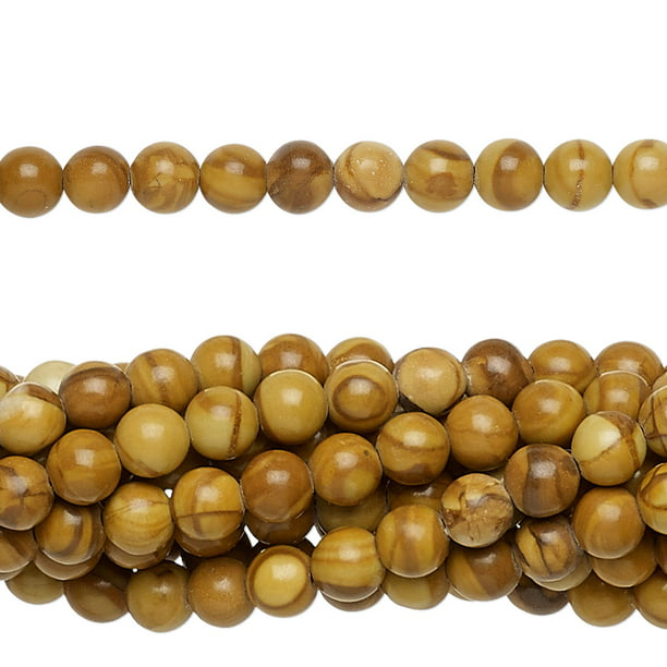 Sold per 16 inch strands. Shades of Brown with Black Stripe Design 2 Strands of Mother of Pearl 12mm Flat Round Coin